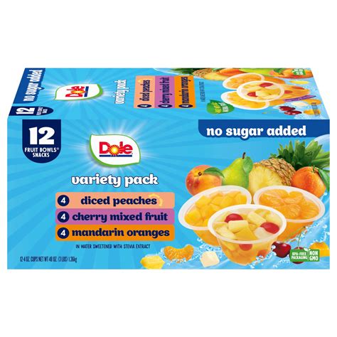 Dole Diced Peaches, Mandarin Oranges, And Cherry Mixed Fruit With No ...