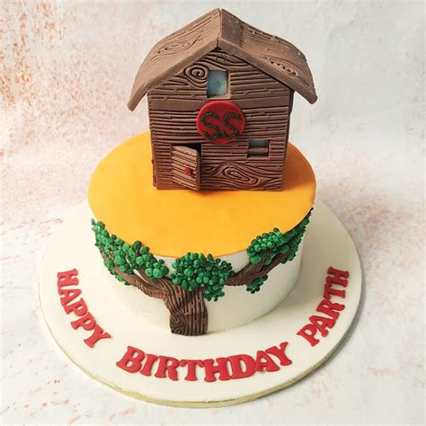 Secret Seven Tree House Cake | Secret Seven Theme Cake – Liliyum ...