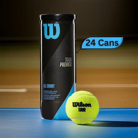 Wilson Tour Premier Tennis Balls Carton (24 Cans) – Prokicksports