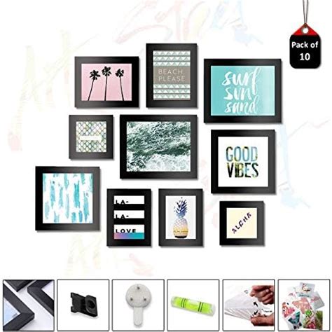 Art Street Frame Motivational Posters Simple Life Theme Set of 9 Pieces ...