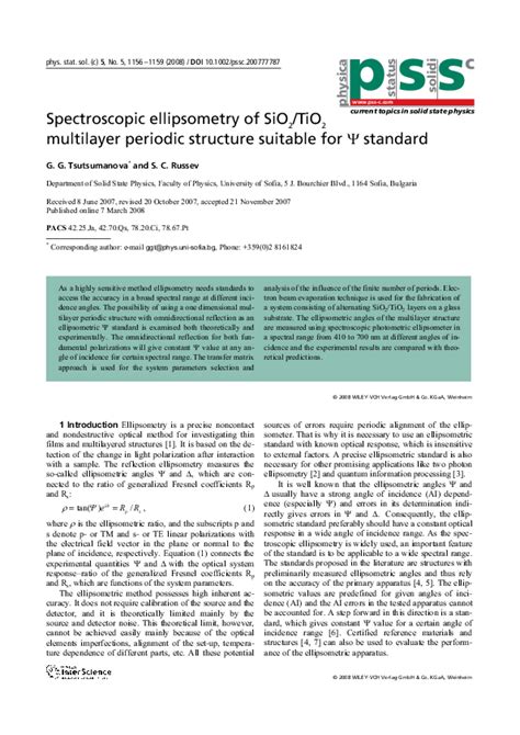 Image result for SiO2 Ellipsometry