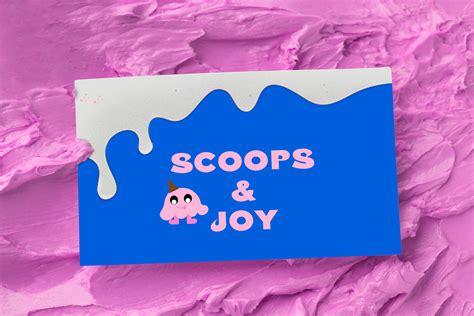 Scoops and joy Icecream Branding/packaging on Behance