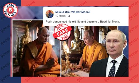 AI Generated Photo Shows Russian President Vladimir Putin As Buddhist ...