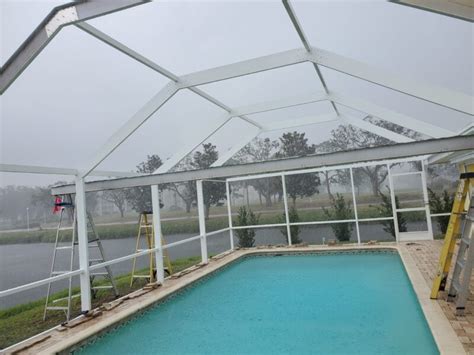 Image result for Pool Screen Enclosures DIY