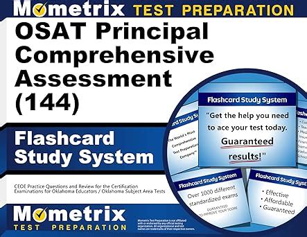 Buy Osat Principal Comprehensive Assessment 144 Flashcard Study System ...