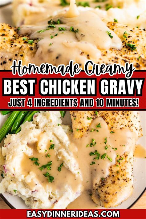 Best Homemade Chicken Gravy Recipe | Easy Dinner Ideas