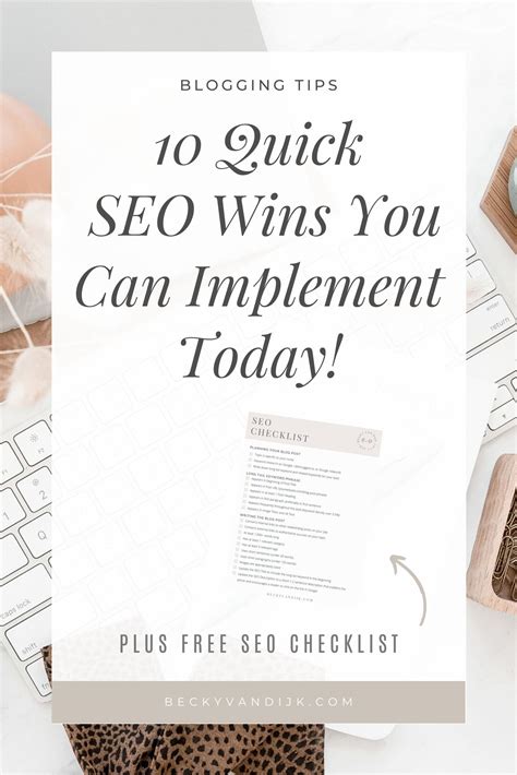 Quick Seo Wins