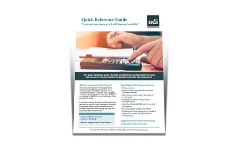 Savings - National Disability Institute