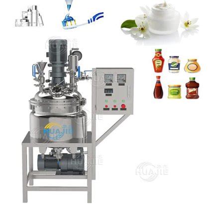 HUAJIE 300l gmp vacuum homogenizer mixer mayonnaise Ointment Emulsifier ...