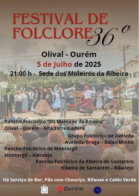 36.º Festival de Folclore, N349, 2435-455 Ourém, Portugal, Leiria, 5 ...