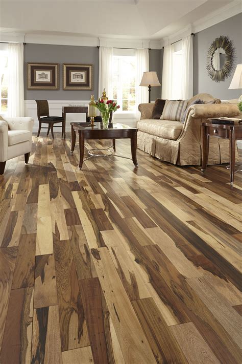 Bellawood 3 4 in matte brazilian pecan natural solid hardwood flooring ...