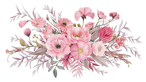 Pink Floral Clip Art Images - Free Download on Freepik