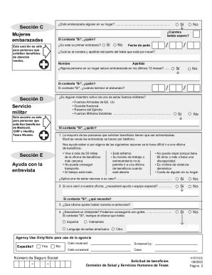 Fillable Online www.hhs.texas.gov regulations formsForm H1010, Texas ...