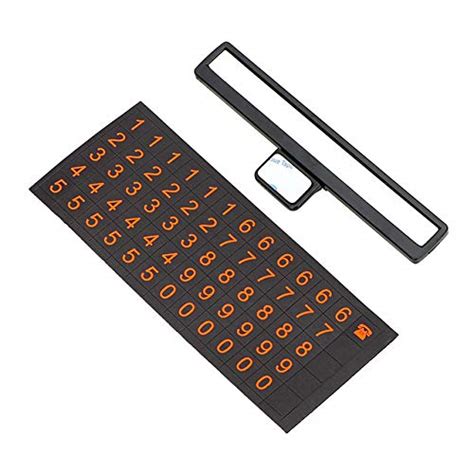 Car Parking Number Plateic Adsorption Car Temporary Parking Card Mobile ...