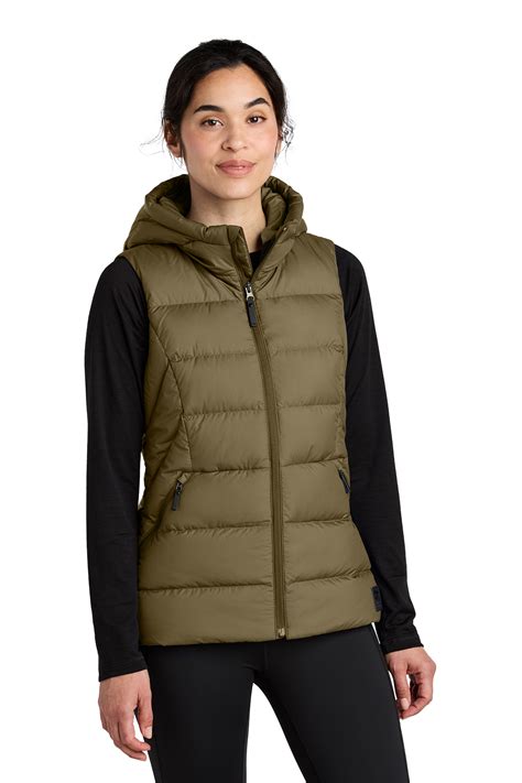Outdoor Research Women's Coldsnap Hooded Down Vest | Product | SanMar
