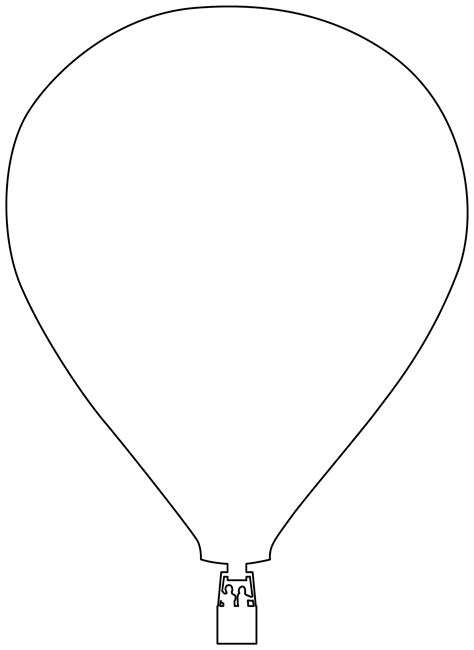 Shape of Hot Air Balloon | Free Printable Papercraft Templates
