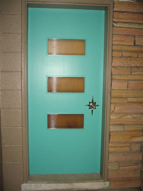 mid century modern door