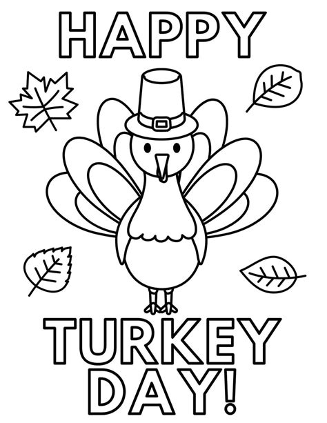 Thanksgiving Day Coloring Pages