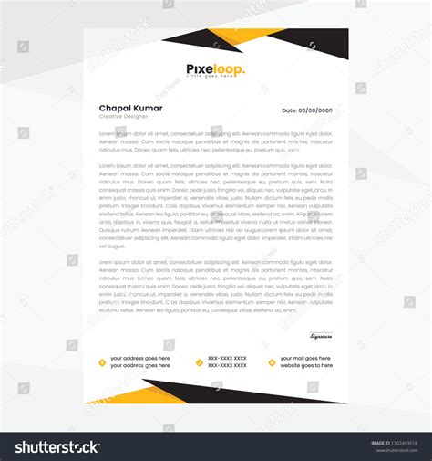 Letter Header Format 的图像结果