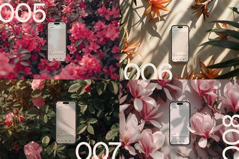 10 iPhone Mockups: Spring Blossom | Premium & Free PSD Mockup Store