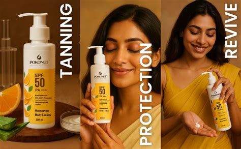 POKONUT SPF50 Sunscreen Body Lotion | Broad Spectrum Protection ...