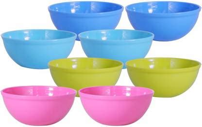 Wonder Plastic Sigma 1000 Microwave Safe Bowl, Set Of 8 Pc, 650 ml ...