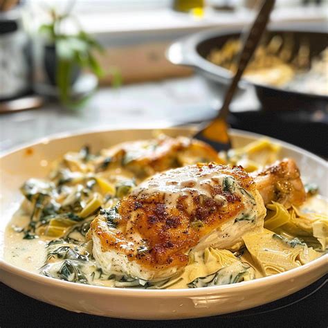 Spinach Artichoke Chicken