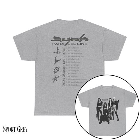 Buy Aespa Synk: Parallel Line World Tour 2025 T-shirt, Aespa Whiplash ...