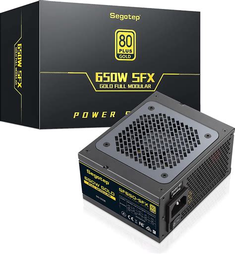 Amazon.com: Segotep 650W SFX Power Supply 80+ Gold Efficiency Fully ...