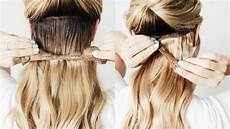 How To Style Your Hair With Clip In Extensions by Tutorial How To Put In Clip In Hair Extensions How To Style Your Hair With Clip In Extensions