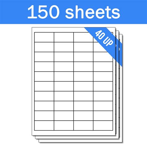 Buy OfficeSmartLabels 2 x 1 inch Labels for Laser Inkjet ( 40 Labels ...