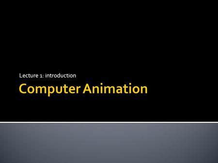 Image result for Computer Animation PPT
