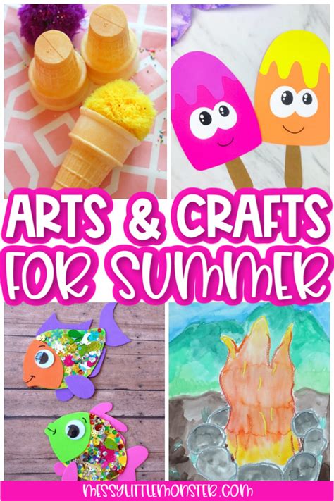 Summer Kids Crafts 的图像结果