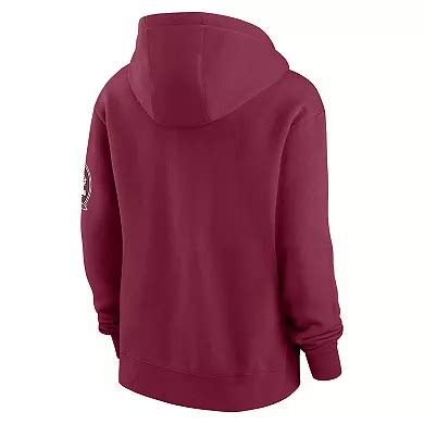 Women's Nike Garnet Florida State Seminoles Club Fleece Pullover Hoodie