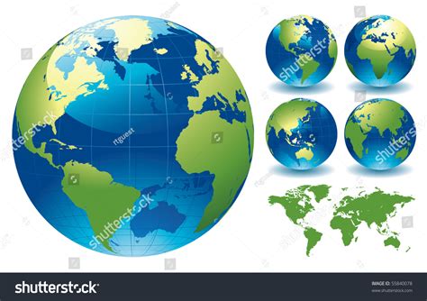 Globe Map Vector 的图像结果