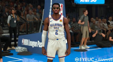 NBA 2K23 Shai Gilgeous-Alexander Cyberface update (Multiple Hairstyle ...