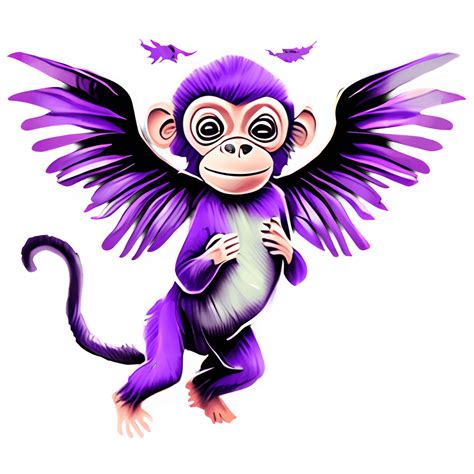 Retro Flying Monkeys with Wings Graphic Wizard of Oz Evil · Creative ...