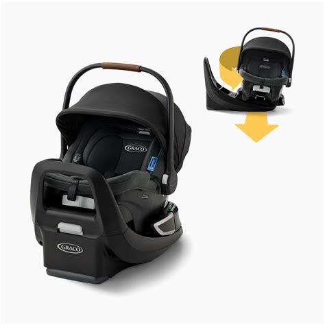 Graco SnugRide Turn & Slide Rotating Infant Car Seat - Noir | Babylist Shop