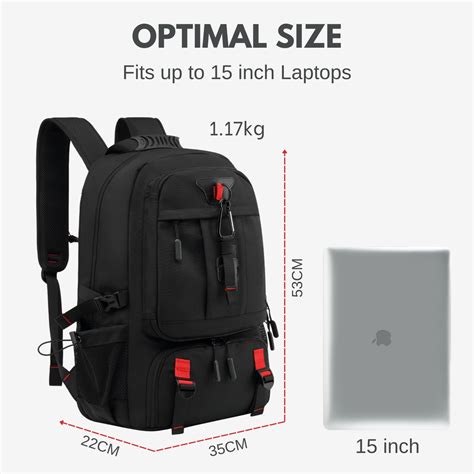 Urban Traveller Extra Large Backpack - XL Expandable with Laptop ...