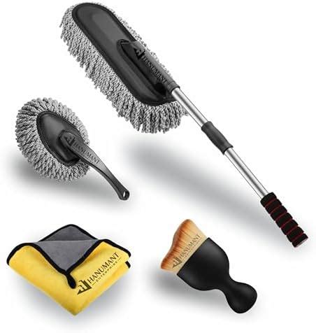 H HANUMANT ENTERPRISE 4 PCS Microfiber Car Duster Kit|Interior ...