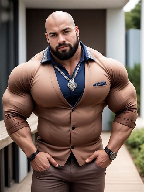 Image result for Large Muscle Man