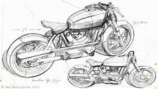 Cafe Racer Bike Sketch by Nail Racing Cafe Racer Sketch Cafe Racer Bike Sketch