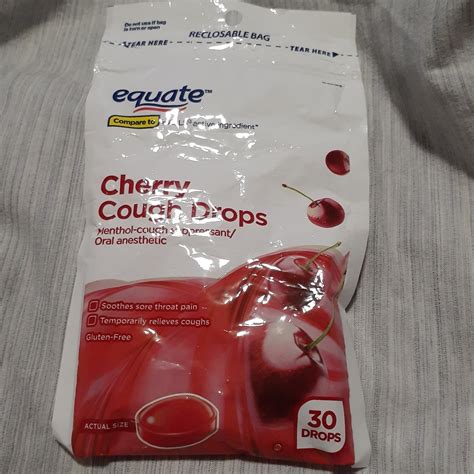 Equate Cherry Cough Drops Nutrition Facts at Jesus Terrell blog
