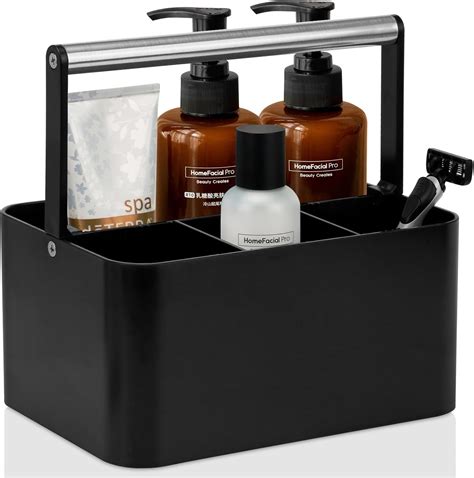 Amazon.com: BYUNER Black Shower Caddy Portable: Plastic Bathroom Caddy ...