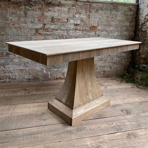 Pedestal Dining Table Rectangular