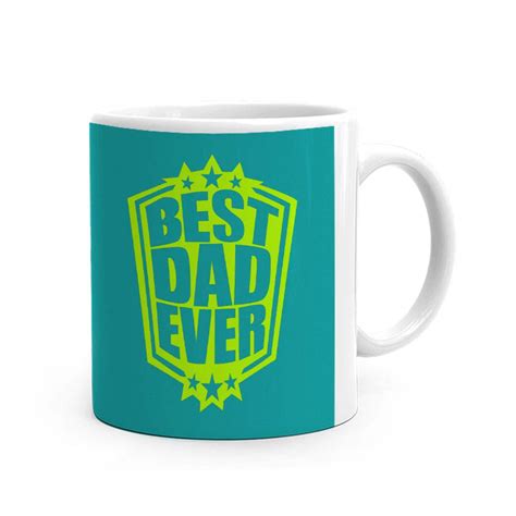 Buy Giftago Best Dad Ever Theme Ceramic Coffee Mug (325 Ml)-Gift for ...