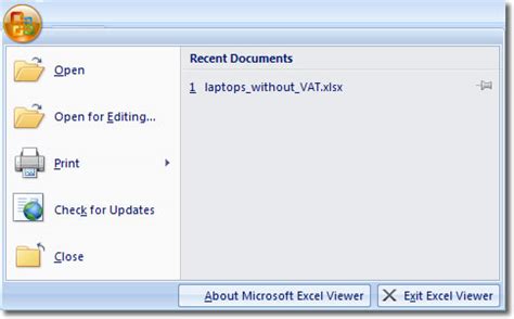 Excel Viewer Tutorial 的图像结果