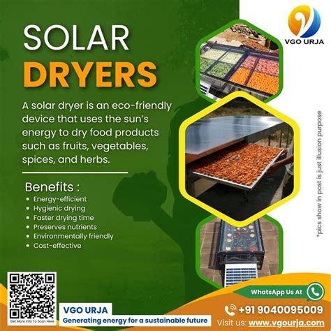 VGO URJA Eco-Friendly Solar Dryers: Preserve Fruits, Vegetables, Spices ...