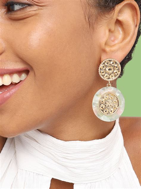 Gold Plated Party Designer Drop Earring For Women – Skipp