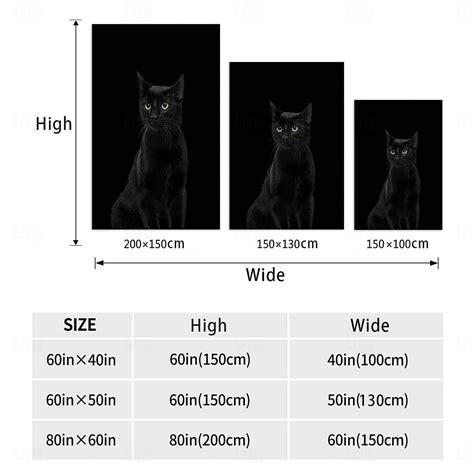Black Cat Flannel Blanket Sofa Cover Blanket Office Nap Blanket AC ...